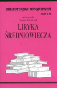 Biblioteczka Opracowa Liryka redniowiecza - 2839224397