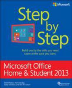 Microsoft Office Home And Student 2013 Step By Step - 2841704466