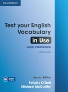 Test Your English Vocabulary In Use Upper - Intermediate Book With Answers - 2839896889