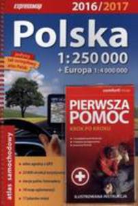 Polska Atlas Sam.1:250 000 + P. Pomoc 2016/2017 - 2856614631