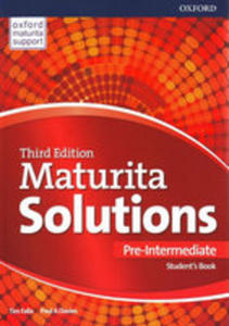 Maturita Solutions 3rd Edition Pre-intermediate Student's Book Czech Edition - 2856633252