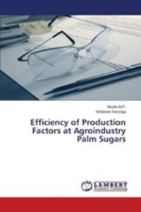 Efficiency Of Production Factors At Agroindustry Palm Sugars - 2857251575