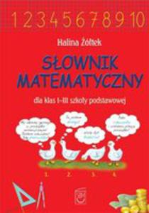 Sownik Matematyczny Dla Klas 1-3 Szkoy Podstawowej