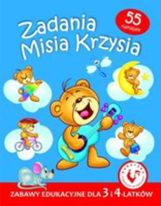 Zadania Misia Krzysia. Zabawy Edukacyjne Dla 3 I 4-latkw - 2839270206