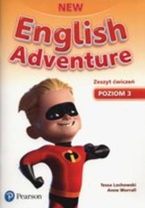 New English Adventure 3 Zeszyt wicze +dvd - 2854887055