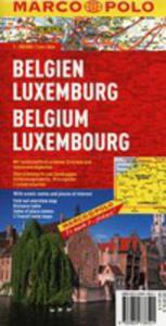 Belgia Luksemburg Mapa Drogowa 1:300 000 Marco Polo