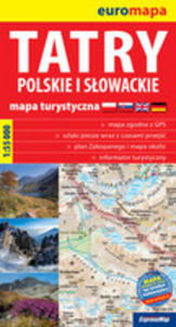 Tatry Polskie I Sowackie 1:55 000 Papierowa Mapa Turystyczna - 2839377752