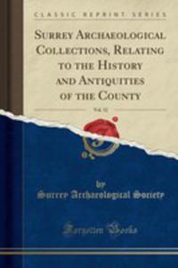 Surrey Archaeological Collections, Relating To The History And Antiquities Of The County, Vol. 12 (Classic Reprint) - 2854768824