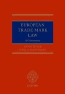 European Trade Mark Law - 2850826761