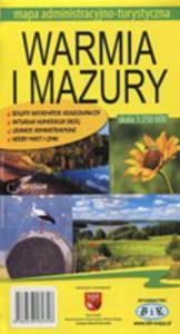 Warmia I Mazury Mapa Administracyjno-turystyczna 1:250 000 - 2846054167