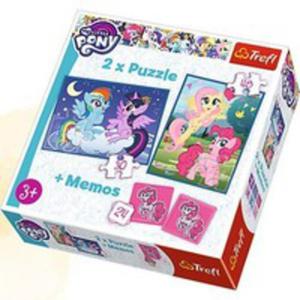 Puzzle 2w1+ Memos - Przyja To Magia Trefl - 2846957885