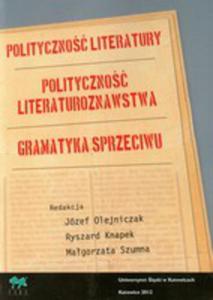 Polityczno Literatury Polityczno Literaturoznawstwa Gramatyka Sprzeciwu - 2856573322