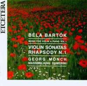 Bartok: Music For Violin And Piano Vol. 1 - 2839251547