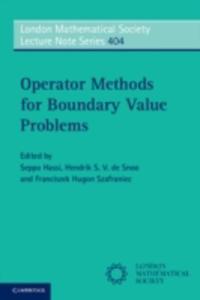 Operator Methods For Boundary Value Problems - 2840059346