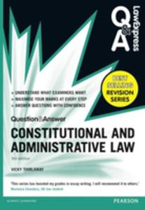 Law Express Question And Answer: Constitutional And Administrative Law (Q & A Revision Guide) - 2840155850