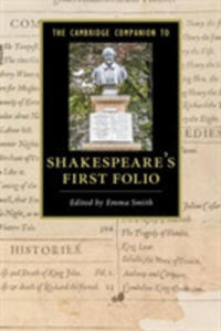 The Cambridge Companion To Shakespeare's First Folio - 2846074903