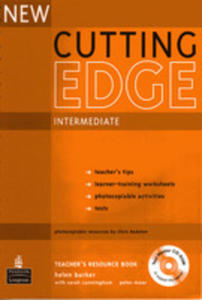 New Cutting Edge Intermediate - Teacher's Book Plus Test Master Cd-rom [Ksika Nauczyciela Plus Test Master Cd-rom] - 2857033188