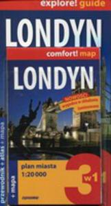 Londyn 3w1 Przewodnik Atlas Mapa - 2854003464