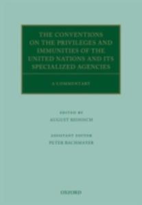 The Conventions On The Privileges And Immunities Of The United Nations And Its Specialized Agencies - 2849516388