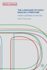 The Language Of Early English Literature - 2849504007