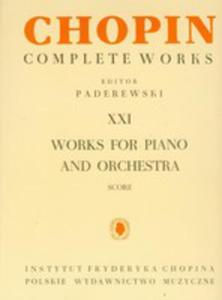 Chopin Complete Works XXI Utwory Na Fort I Orkiestr - 2839264714