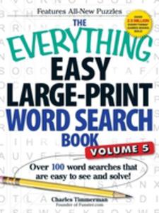 The Everything Easy Large - Print Word Search Book - 2850523138