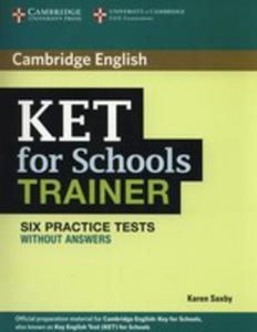 Ket For Schools Trainer Practice Tests Without Answers - 2839872509