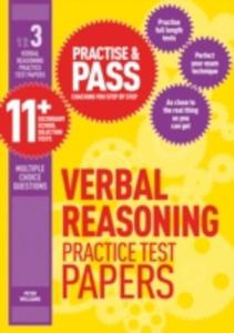 Practise & Pass 11 + Level Three: Verbal Reasoning Practice Test Papers - 2854633496