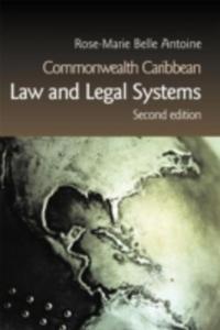 Commonwealth Caribbean Law And Legal Systems - 2839983538