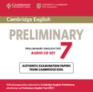 Cambridge English Preliminary Pet 7: : Audio Cds (2) - 2839762363