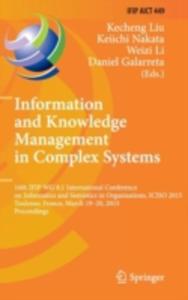 Information And Knowledge Management In Complex Systems - 2840159704