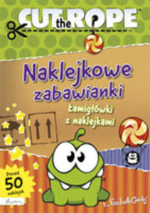 Naklejkowe Zabawianki amigwki Z Naklejkami Cut The Rope - 2840143013