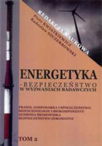 Energetyka W Wyzwaniach Badawczych Tom 2 - 2856369470