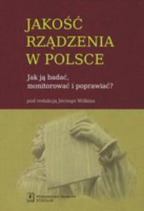 Jako Rzdzenia W Polsce. Jak J Bada, Monitorowa I Poprawia? - 2850808146