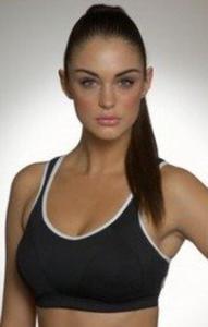 Shock Absorber Max Sports Bra Top Black/White Biustonosz - 1747657578