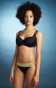 Freya Supernova Balconette Bikini Black/Gold Biustonosz - 1747657592