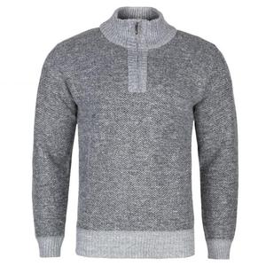 SWETER MSKI CIEPY NA POLARZE SZARY ROZ.L SW654 - 2875971505