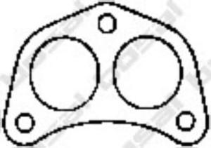 256-066 BSL 256-066 USZCZELKA TLUMIKA - FORD ESCORT 1,4, FIESTA BOSAL CZESCI MONTAZOWE BOSAL [852873] - 2174950584