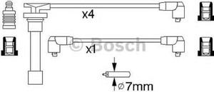 0 986 356 799 BO 0986356799 PRZEWOD ZAPLONOWY B799 - NISSAN PRIMERA/SUNNY III 2.0 KPL BOSCH PRZEWODY ZAPLONOWE BOSCH [864419] - 2174947687