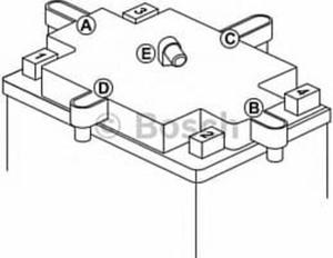 0.092.M60.140 BO 0092M60140 AKUMULATOR BOSCH M6 10 AH/90A Y5 152X88X131 MOTOCYKLOWY SZT BOSCH AKUMULATORY BOSCH [902475] - 2174955370