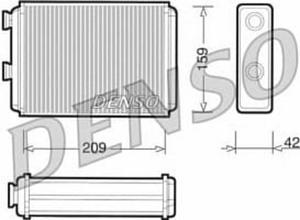 DRR09070 DN DRR09070 NAGRZEWNICA FIAT DOBLO 00 PUNTO II SYST. MAGNETI SZT DENSO KLIMATYZACJA DENSO [904606] - 2174972354