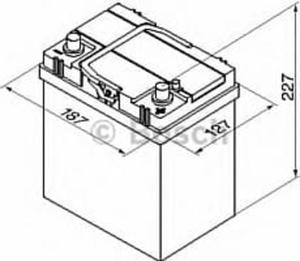 0 092 S40 180 BO 0092S40180 AKUMULATOR BOSCH S4 40AH, 330A, L- 187X127X227 JAP CIENKIE KLEMY TICO SZT BOSCH AKUMULATORY BOSCH [912928] - 2174972272