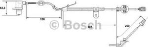 0 265 006 674 BO 0265006674 CZUJNIK ABS TOYOTA YARIS 2002 - PRZOD OE 89543-0D010 SZT BOSCH CZUJNIKI...