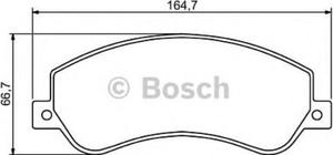 0 986 494 170 BO 0986494170 KLOCKI HAMULCOWE BP1081 PRZOD FORD TRANSIT BUS 2.2 2.4 TDCI 06 SZT BOSCH KLOCKI BOSCH [935852] - 2175017422