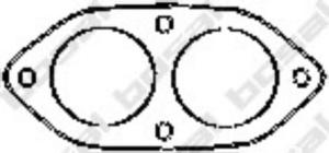 256-947 BSL 256-947 USZCZELKA KOLEKTORA - RENAULT R18 R21 R25 BOSAL CZESCI MONTAZOWE BOSAL [941602] - 2175021867