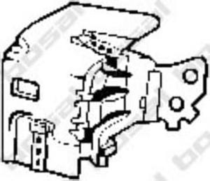 255-204 BSL 255-204 WIESZAK TLUMIKA RENAULT MEGANE II 1,4-2,0 2002 SCENIC 1,4-2,0 2003 SZT BOSAL CZESCI MONTAZOWE BOSAL [1161456] - 2174973763