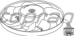 107 706 HP 107 706 WENTYLATOR CHLODNICY UNIWERSALNY 220W/60W 290MM AUDI A4, GOLF IV OE 1C0959455C SZT HANS PRIES MULTILINIA HANS [852994] - 2174968547