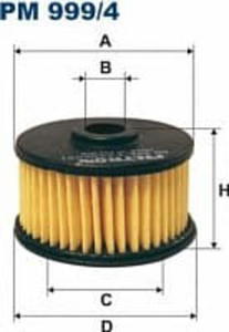 PM 999/4 F PM999/4 FILTR PALIWA FILTR DO INSTALACJI GAZOWYCH MEDA /37X7,5X15,5X37X22/ SZT FILTRY FILTRON [861126] - 2174989858