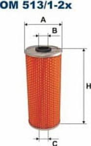 OM 513/1 F OM513/1-2X FILTR OLEJU MERCEDES TRUCKS KPL KPL FILTRY FILTRON [865598] - 2175010185