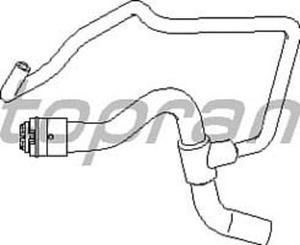 207 683 HP 207 683 PRZEWOD CHLODNICY WAZ UKL CHLODZENIA OPEL ASTRA G ZAFIRA A OE 6818482 SZT HANS PRIES MULTILINIA HANS PRIES [870996] - 2174991619